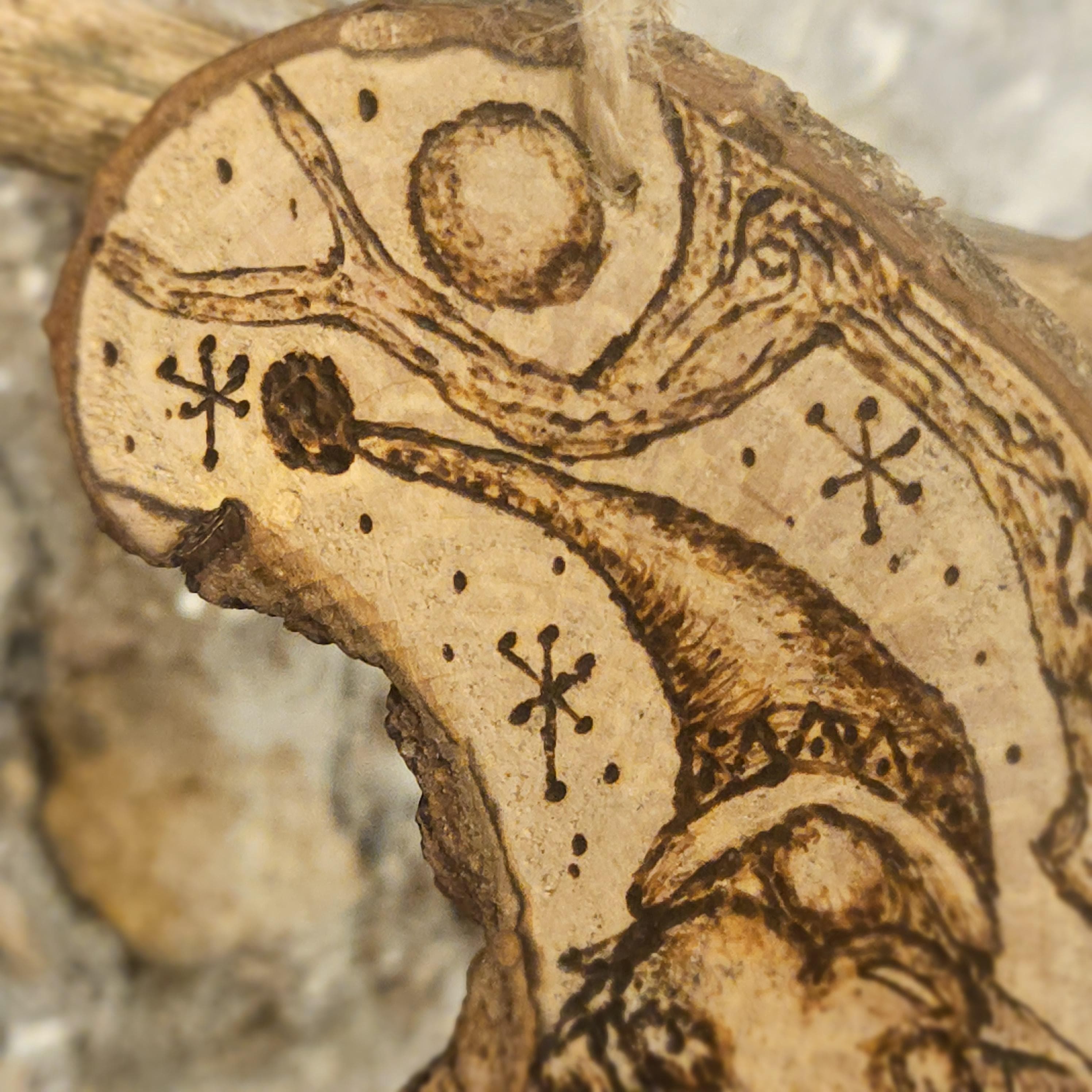 Hazel Wood Keepsake: Woodland Gonk with Heart, Hazel, Hazel, made in Wotton-under-Edge, Gloucestershire, by Bough & Burrow - View 6