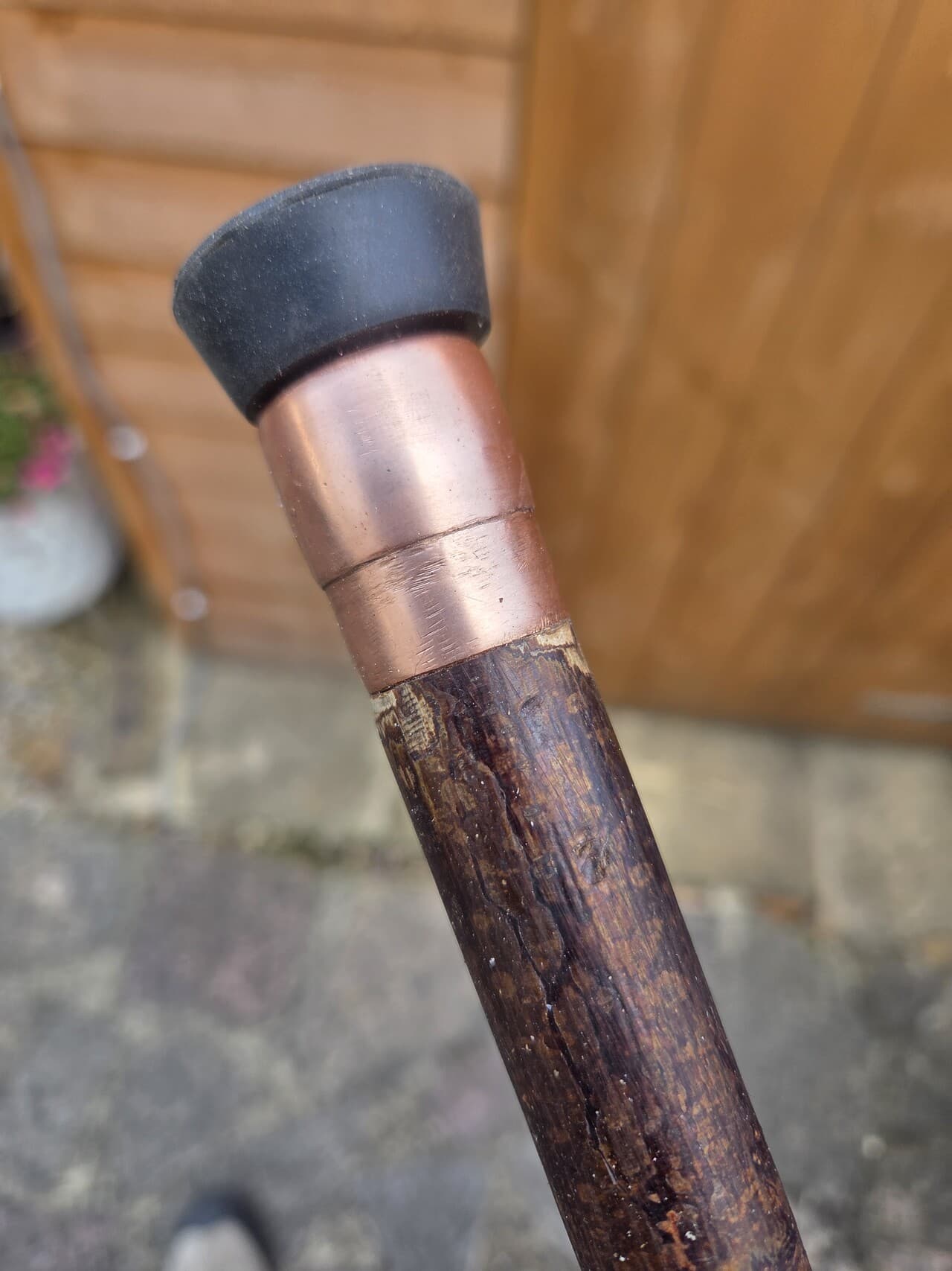 Small Hazel Hiking Stick with Compass | HS-005, Hazel, made in Wotton-under-Edge, Gloucestershire, by Bough & Burrow - View 15
