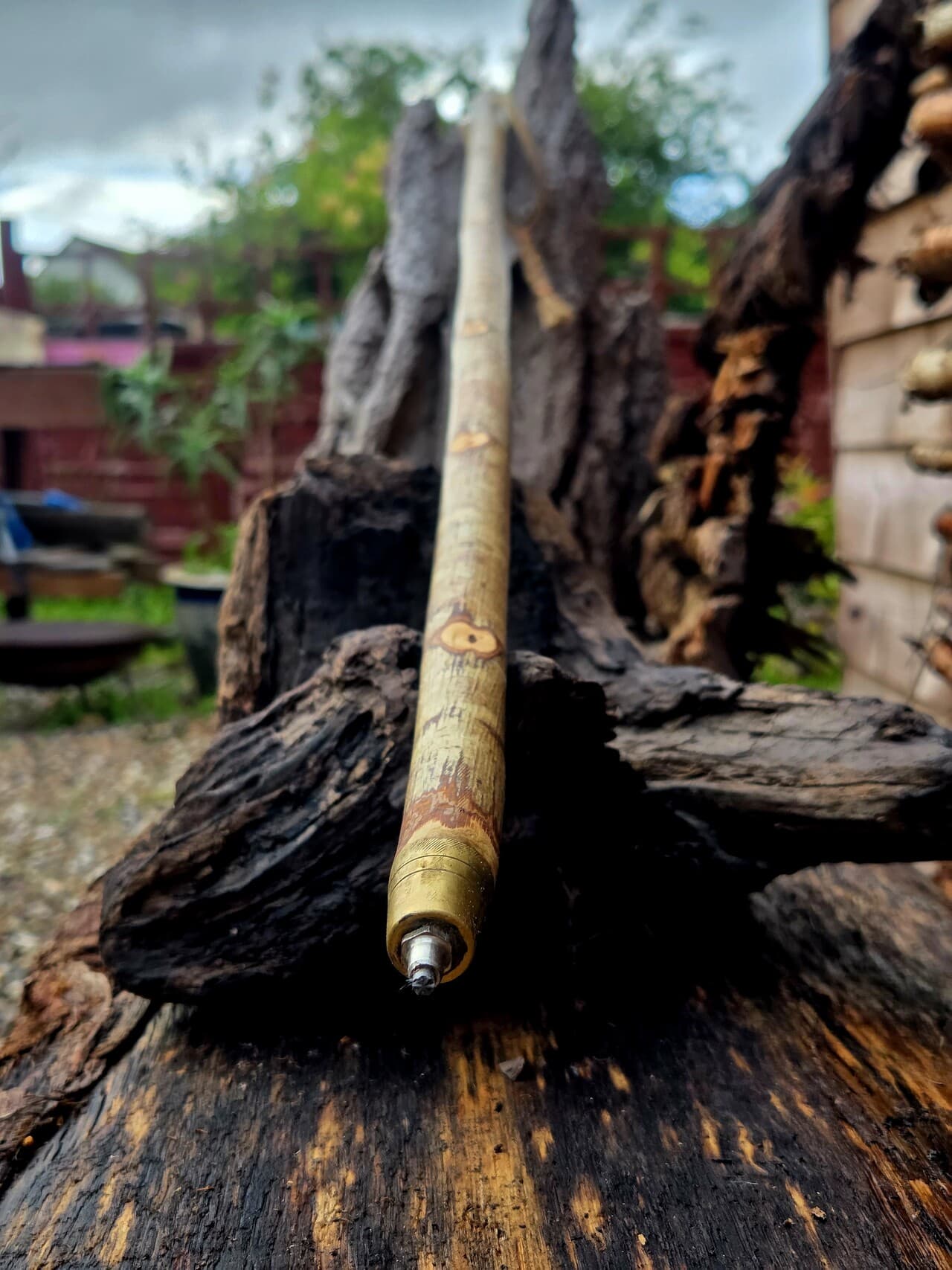 Slender Hazel Hiking Stick | HS-004, Hazel, made in Wotton-under-Edge, Gloucestershire, by Bough & Burrow - View 4