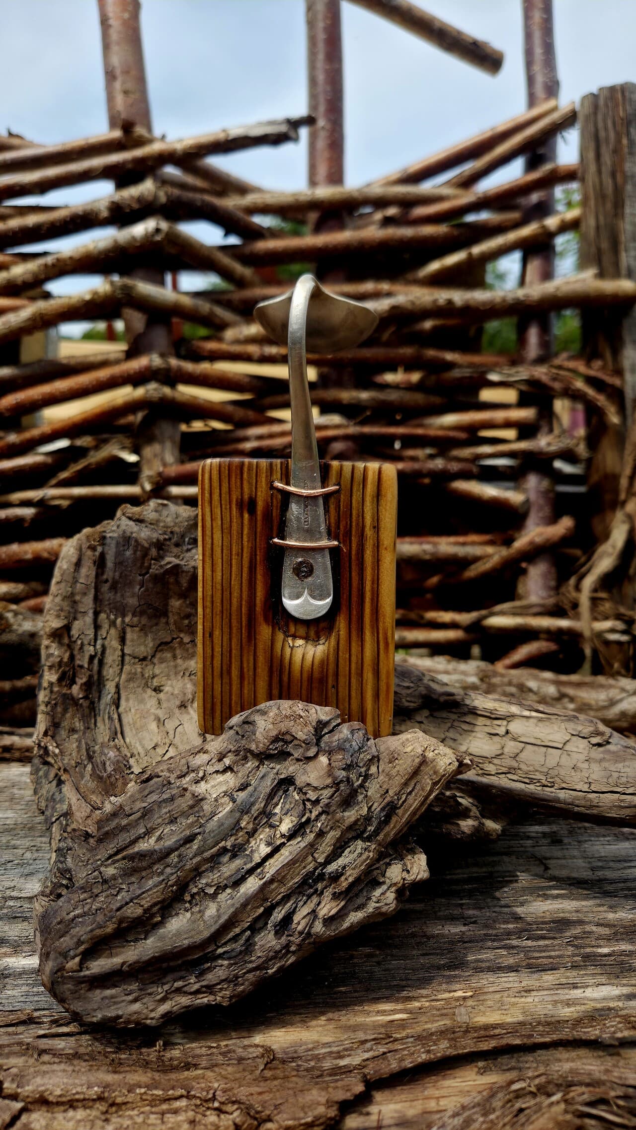 Vintage Spoon Oil & Wax Melt Burner | OWB-003, Copper Wire, made in Wotton-under-Edge, Gloucestershire, by Bough & Burrow - View 6