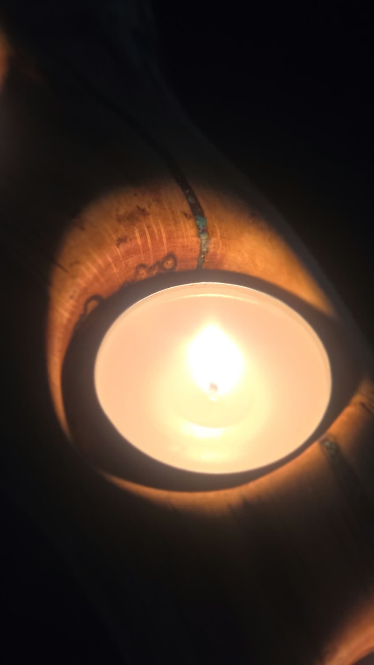 Hazel Tealight Holder with Semi-Precious Stones | TLH-008, Hazel, made in Wotton-under-Edge, Gloucestershire, by Bough & Burrow - View 12