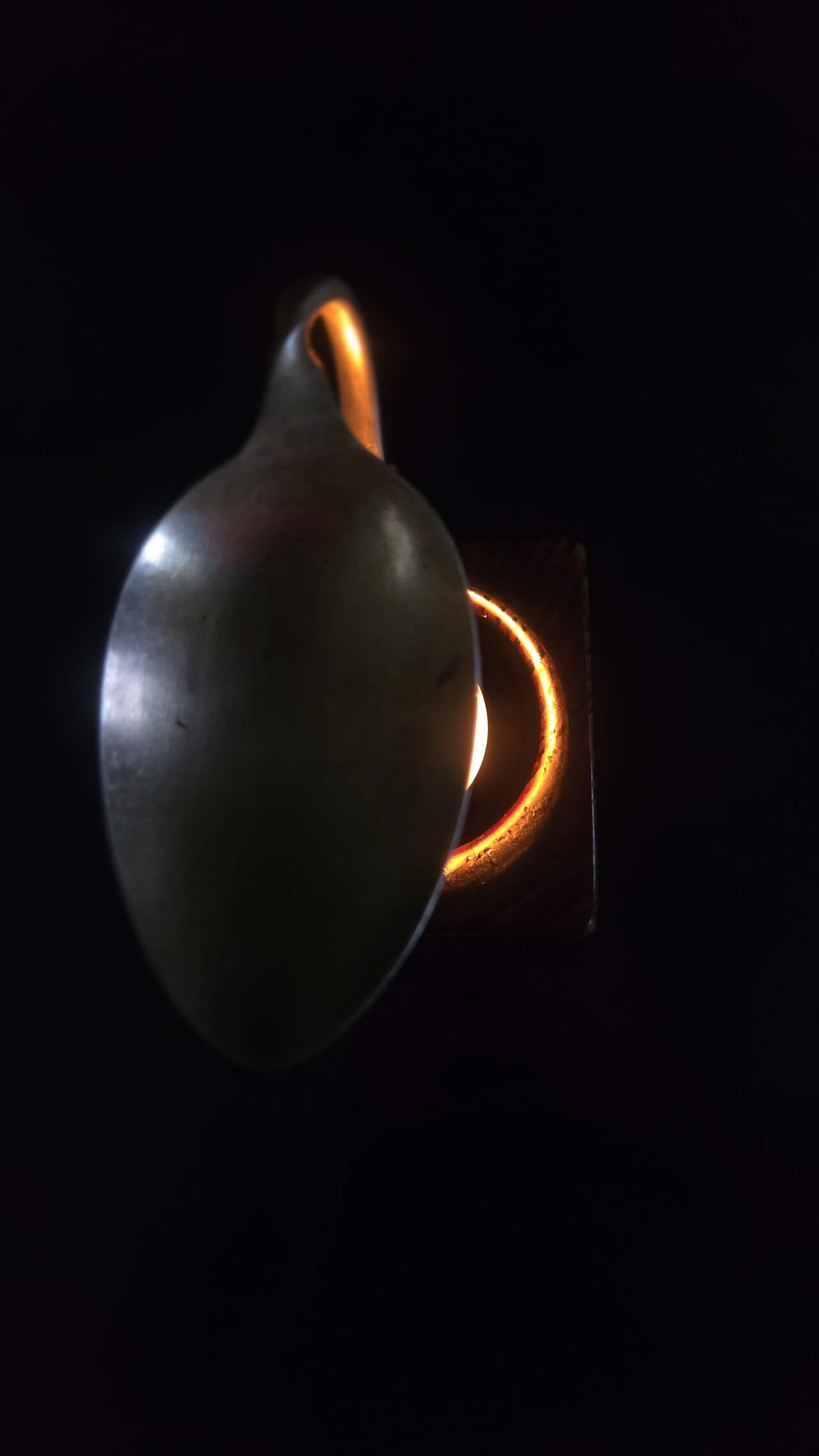 Vintage Spoon Oil & Wax Melt Burner | OWB-003, Copper Wire, made in Wotton-under-Edge, Gloucestershire, by Bough & Burrow - View 13
