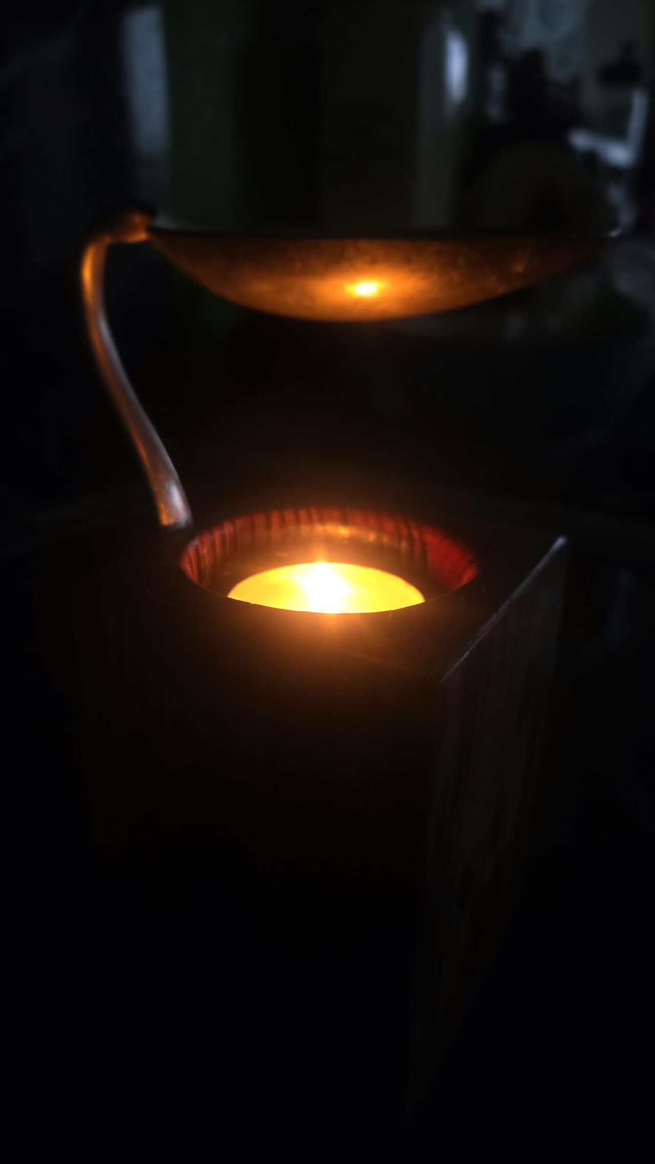 Vintage Spoon Oil & Wax Melt Burner | OWB-003, Copper Wire, made in Wotton-under-Edge, Gloucestershire, by Bough & Burrow - View 14