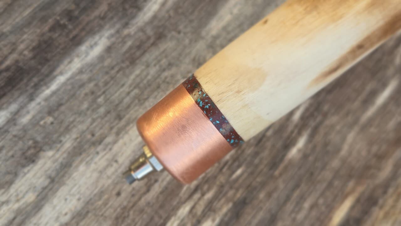 Hazel Hiking Stick with Wood Spirit | HS-010, Hazel, made in Wotton-under-Edge, Gloucestershire, by Bough & Burrow - View 16