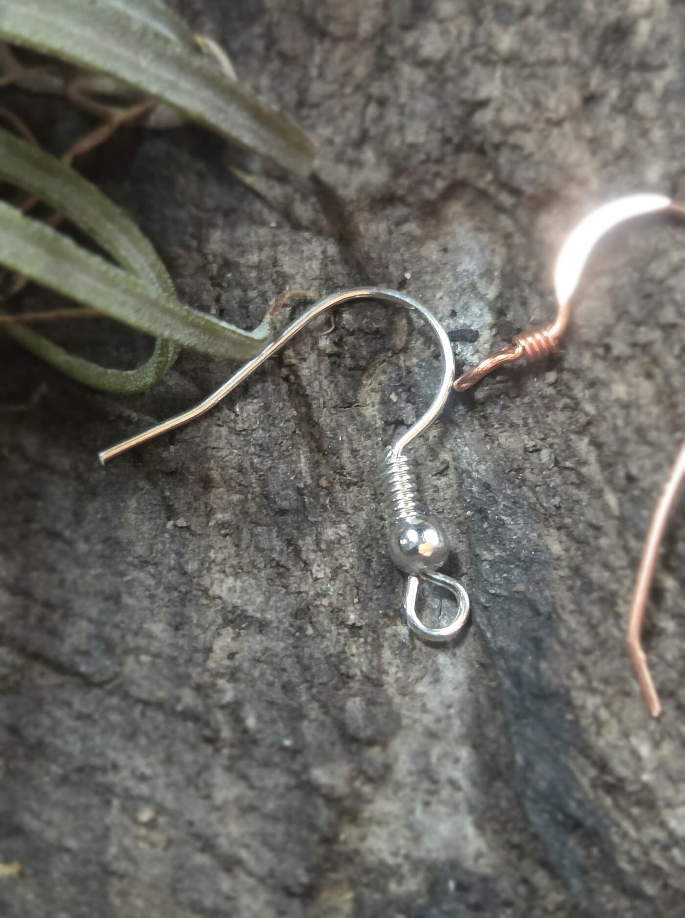 Driftwood and Azurite Drop Earrings, made in Wotton-under-Edge, Gloucestershire, by Bough & Burrow - View 10