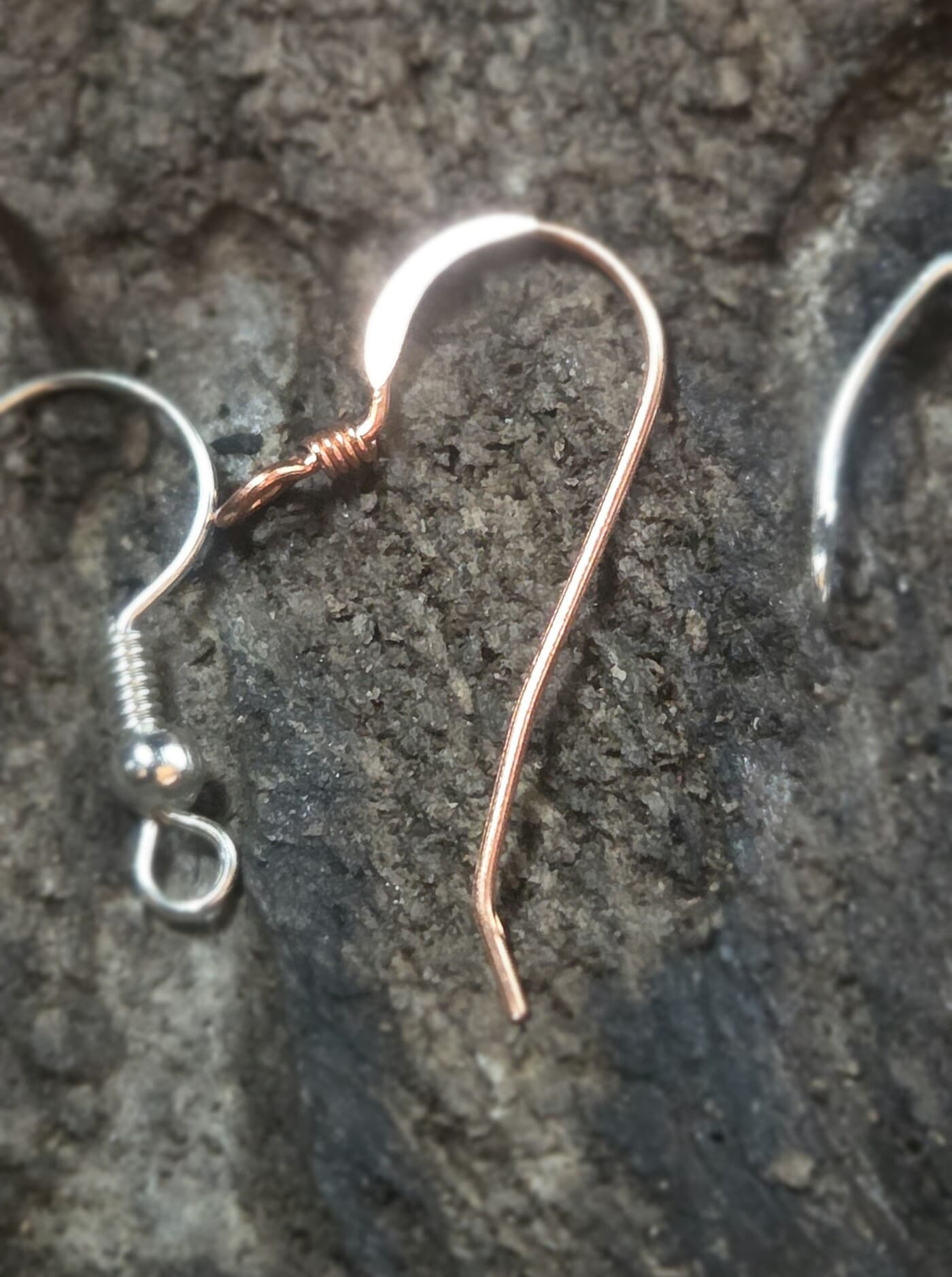 Driftwood and Azurite Drop Earrings, made in Wotton-under-Edge, Gloucestershire, by Bough & Burrow - View 11